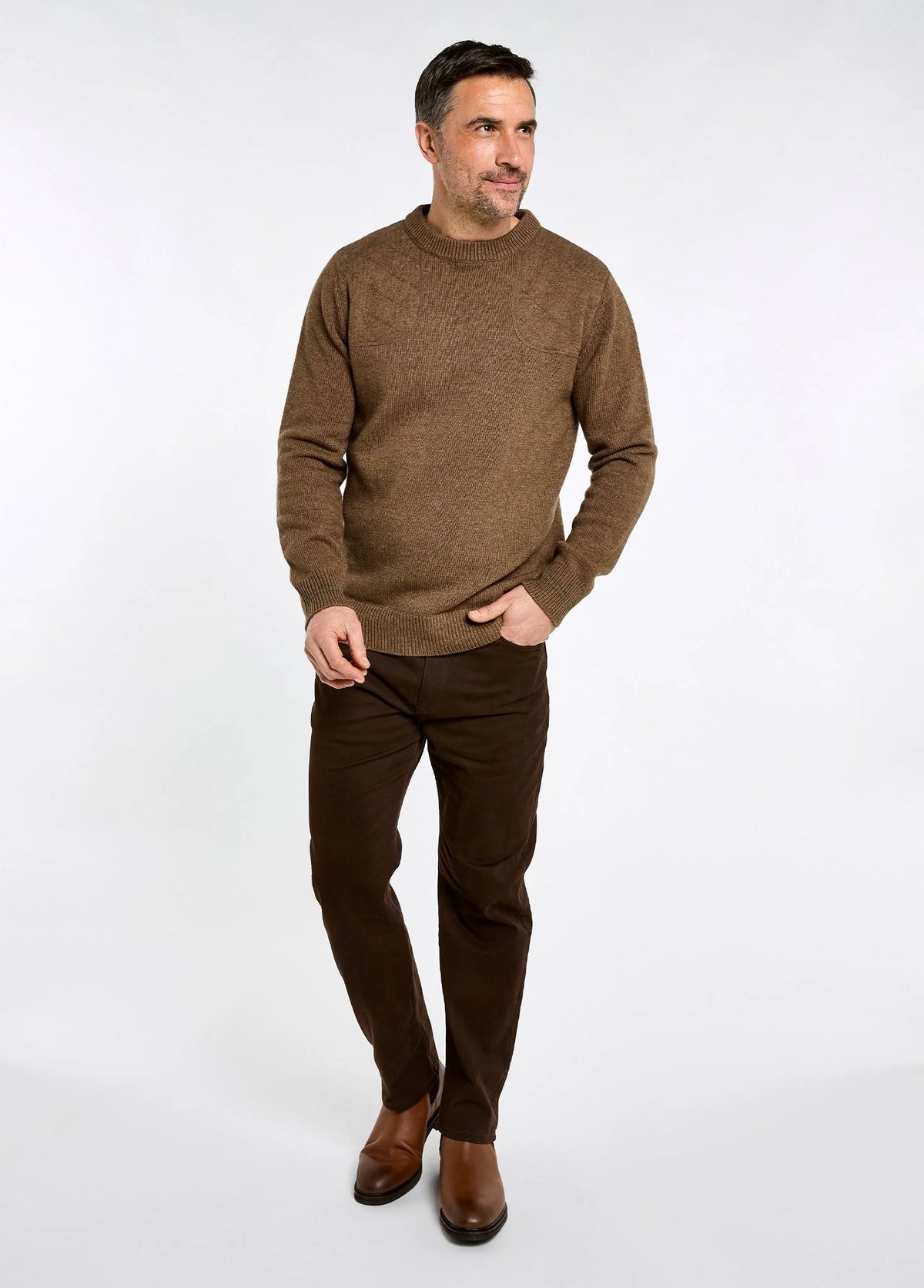 Dubarry Clarinbridge Crew Neck Sweater, elk