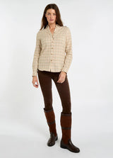 Dubarry Cornflower Dames Tattersall Shirt, ochre