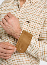 Dubarry Corrib Heren Tattersall Shirt, ochre