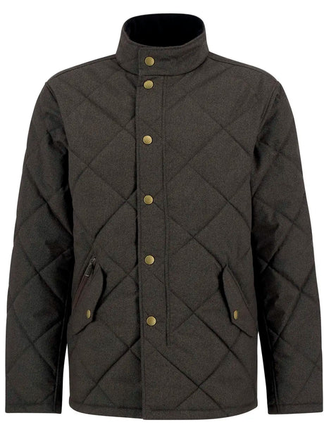 Barbour Winter Shoveler Quilted Jacket, dark olive