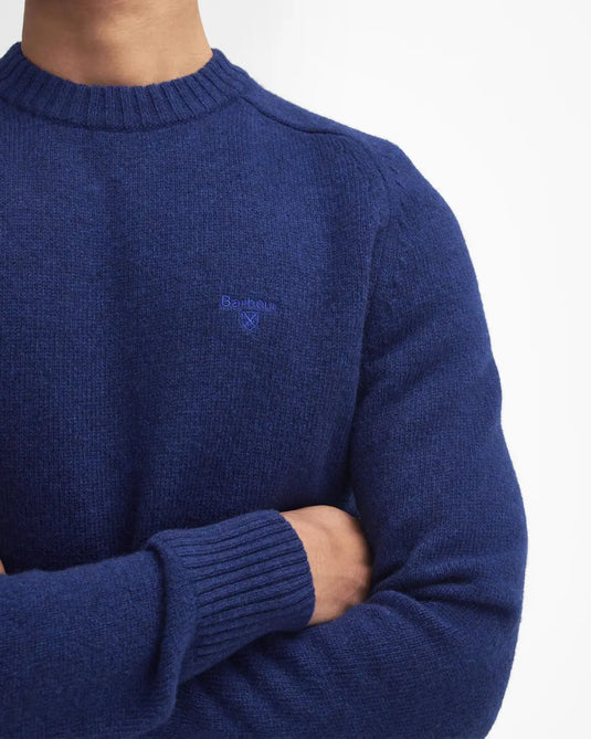 Barbour Grangetown Crew Neck Sweater, navy