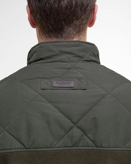 Barbour Hybrid Fleece Jacket, olive