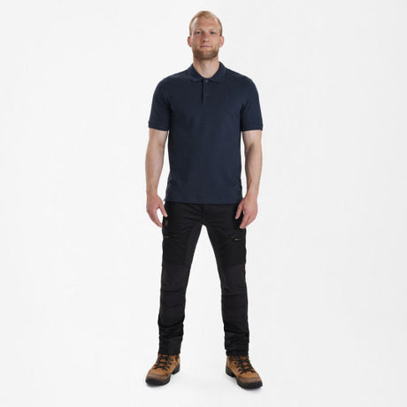 Deerhunter Harris Polo Shirt, navy