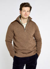 Dubarry Doherty, heren trui met kwart rits en windstopper, elk