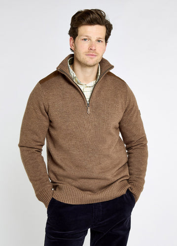Dubarry Doherty, heren trui met kwart rits en windstopper, elk