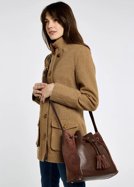 Dubarry Doonbeg Bucket Bag, cedar