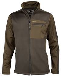 Hart Cleef softshell jack, donker bruin