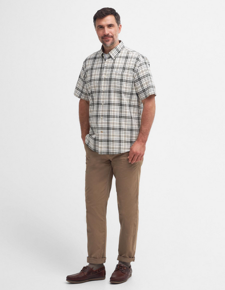Barbour Drafthill S/S Regular Fit Shirt, olive