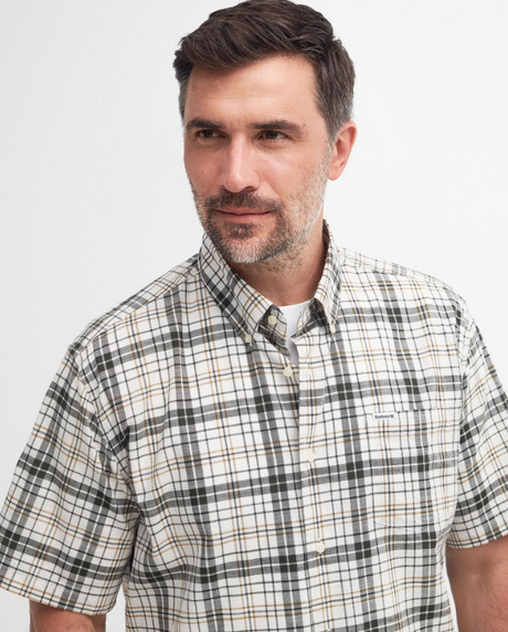 Barbour Drafthill S/S Regular Fit Shirt, olive