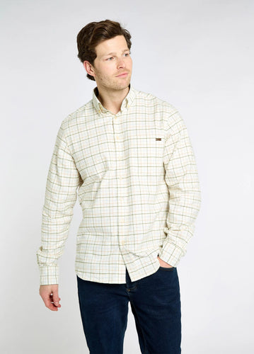Dubarry Drumcar, heren geruit overhemd, dusky green