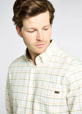 Dubarry Drumcar, heren geruit overhemd, dusky green