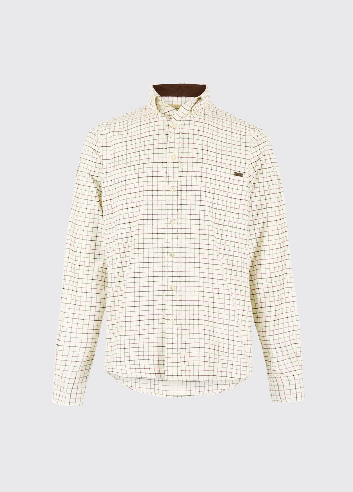 Dubarry Drumcar, heren geruit overhemd, elk