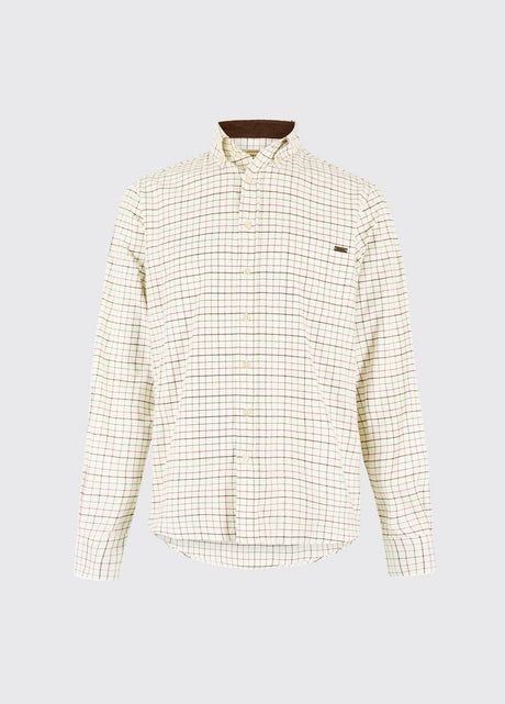 Dubarry Drumcar, heren geruit overhemd, elk