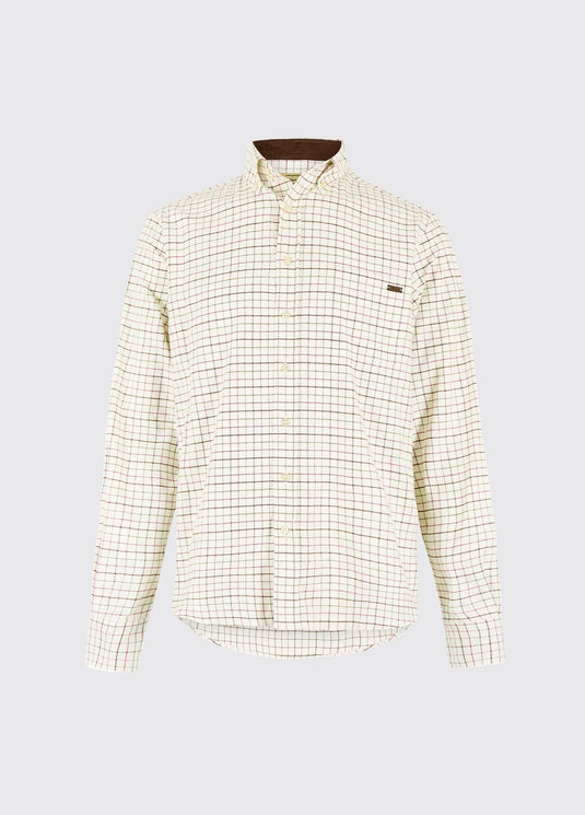 Dubarry Drumcar, heren geruit overhemd, elk