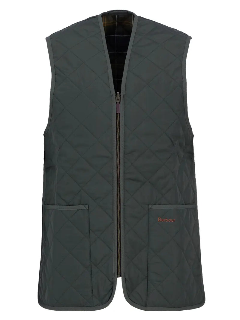 Afbeelding laden in Galerijviewer, Barbour Quilted Waistcoat/Zip, classic olive
