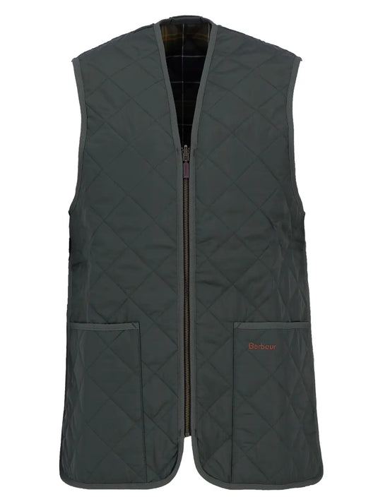 Barbour Quilted Waistcoat/Zip, classic olive