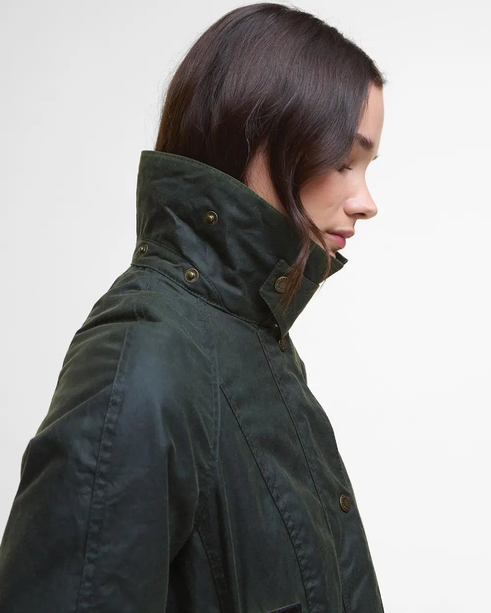 Barbour Ivy Wax Jacket, fern