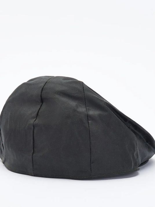 Barbour Wax Flat Cap, sage