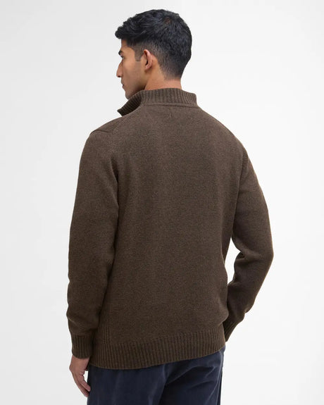 Barbour Essential Lambswool Half Zip, sandstone