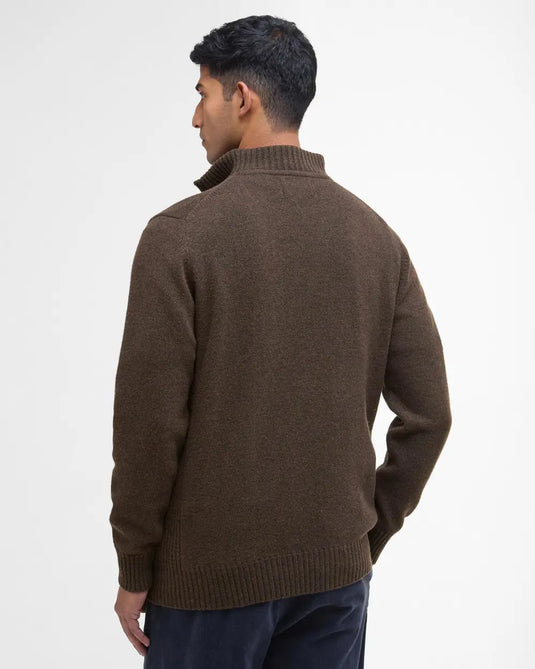 Barbour Essential Lambswool Half Zip, sandstone