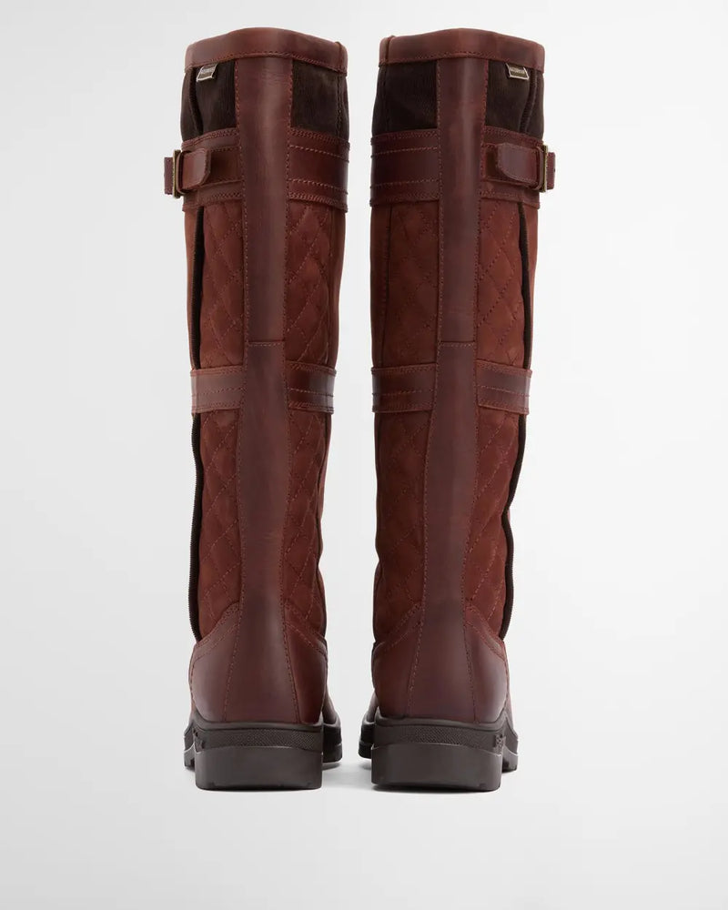 Afbeelding laden in Galerijviewer, Barbour Beaconsfield Knee-High Boots, mahogony
