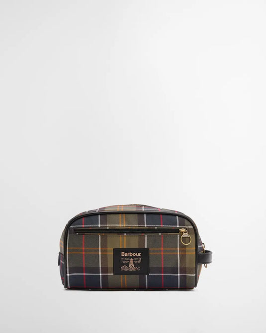 Barbour Tartan Washbag, classic