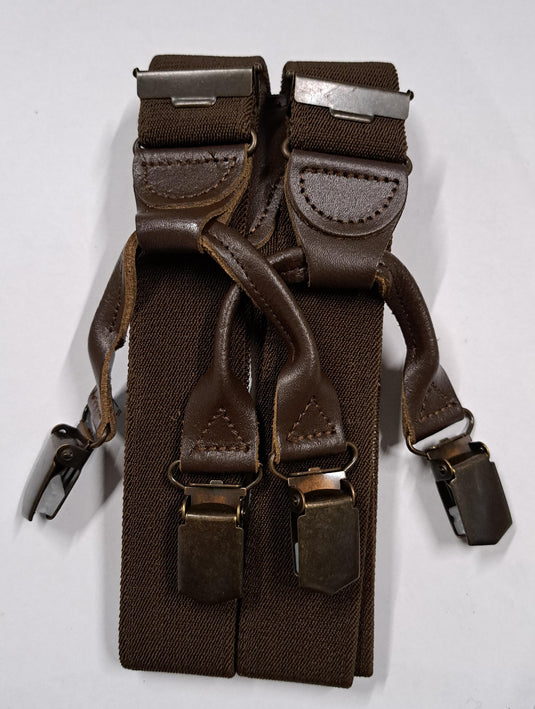 Foresta Braces with double clips Brown