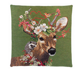 Gobelin Kussen Fantasy Ree, groen
