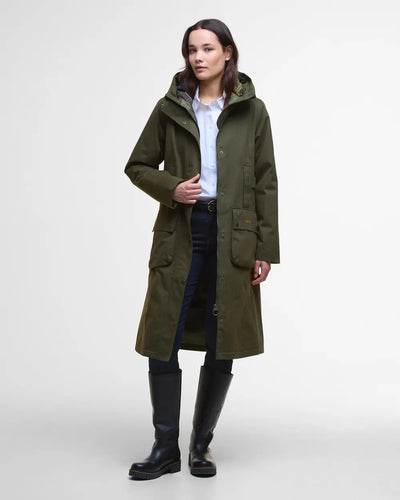 Barbour Bamburgh Waterproof Jacket, classic olive