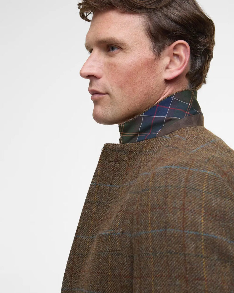 Afbeelding laden in Galerijviewer, Barbour Sullivan Moons Check Blazer, brown
