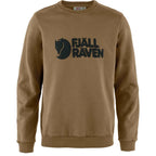 Fjällräven Logo Sweater, wood brown