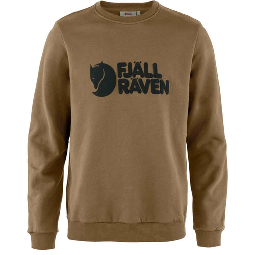 Fjällräven Logo Sweater, wood brown
