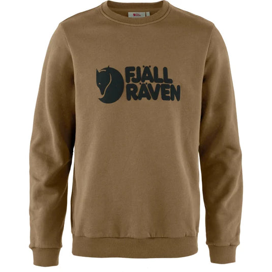 Fjällräven Logo Sweater, wood brown
