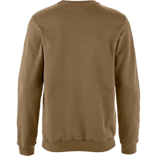 Fjällräven Logo Sweater, wood brown
