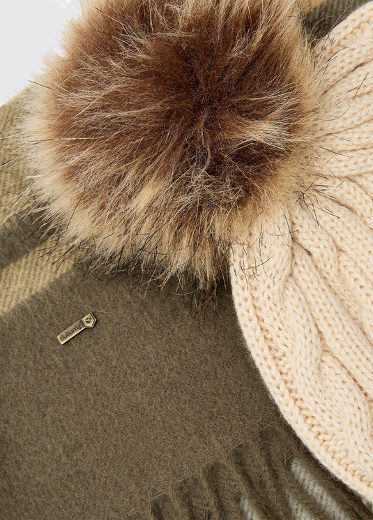 Dubarry Foley set muts en sjaal, dusky green