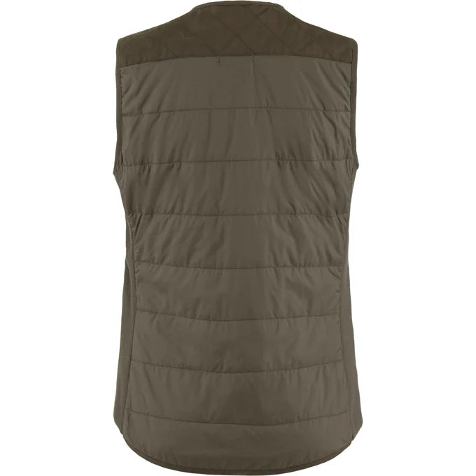 Fjällräven Forest Wool Padded Vest W, dark olive