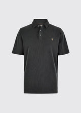 Dubarry Gilligan Heren Tencel Modal Poloshirt, black
