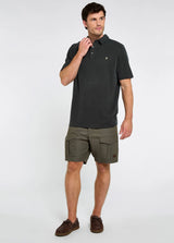 Dubarry Gilligan Heren Tencel Modal Poloshirt, black
