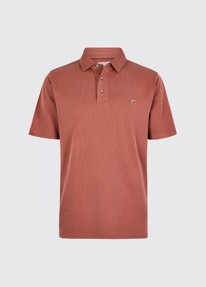 Afbeelding laden in Galerijviewer, Dubarry Gilligan Heren Tencel Modal Poloshirt, rust
