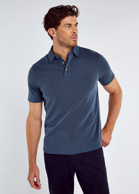 Dubarry Gilligan Heren Tencel Modal Poloshirt, atlantic