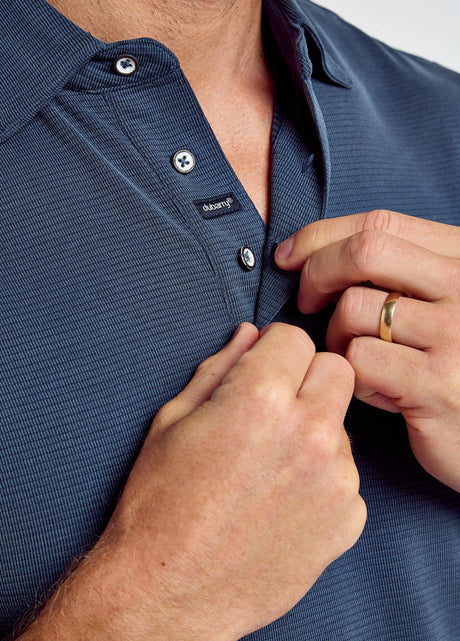 Dubarry Gilligan Heren Tencel Modal Poloshirt, atlantic