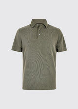 Dubarry Gilligan Heren Tencel Modal Poloshirt, olive