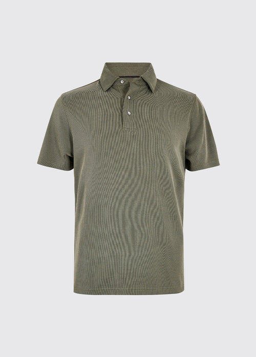 Dubarry Gilligan Heren Tencel Modal Poloshirt, olive
