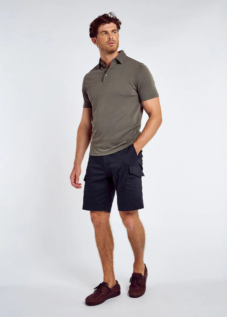 Dubarry Gilligan Heren Tencel Modal Poloshirt, olive