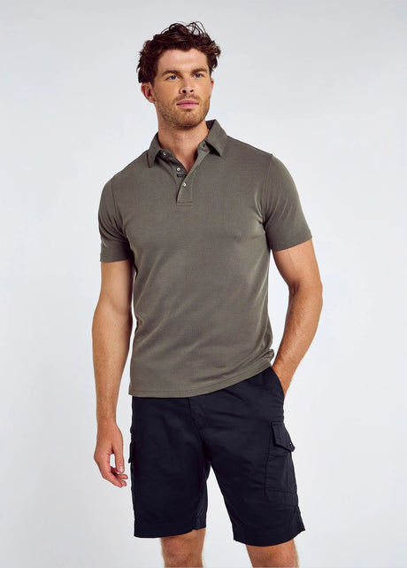 Dubarry Gilligan Heren Tencel Modal Poloshirt, olive