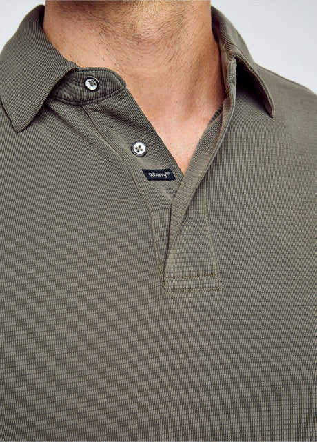 Dubarry Gilligan Heren Tencel Modal Poloshirt, olive