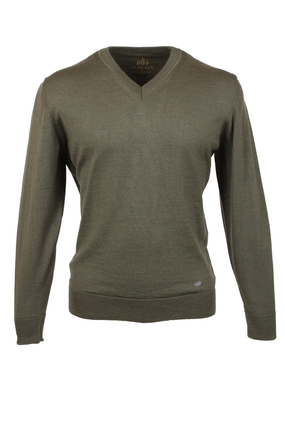Foresta heren trui Glen, V-hals, olive