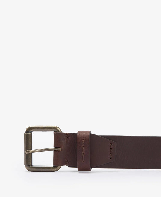 Barbour Glen Leather Belt, classic brown