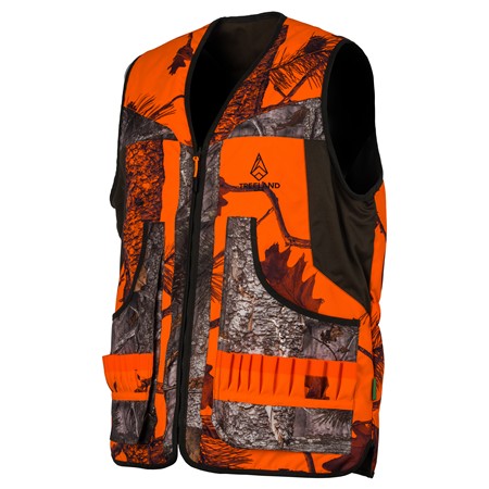Treeland omkeerbaar signaalvest Orange Blase / Groen
