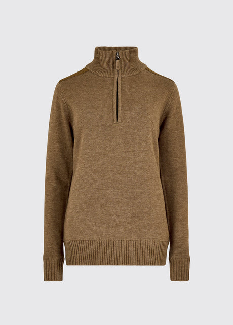 Dubarry Hession, dames trui met kwart rits en windstopper, elk